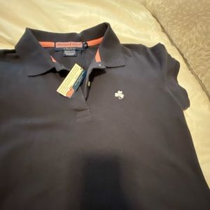 Notre dame shamrock vineyard vines polo NWT